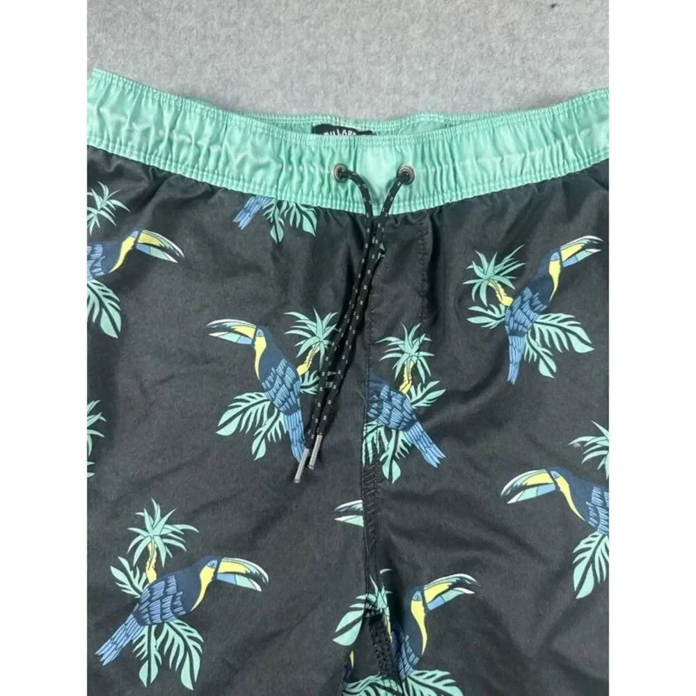 Billabong Men’s Medium Toucan Tropical Swim Trunks